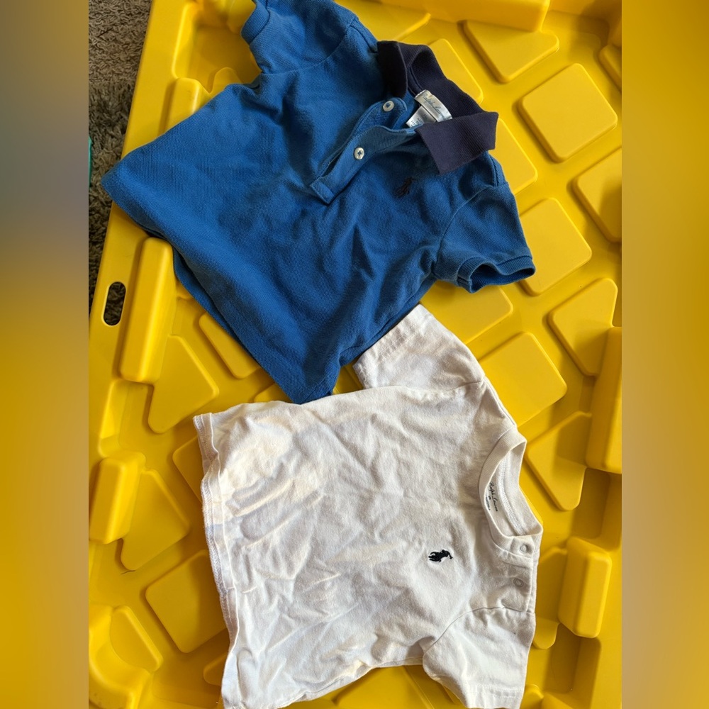 Polo ralph lauren baby shirts size 6m